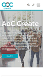 Mobile Screenshot of aoc-create.co.uk